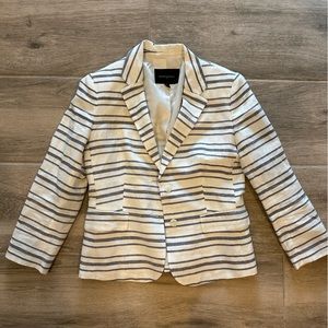 Never worn Banana Republic Stripped Blazer
